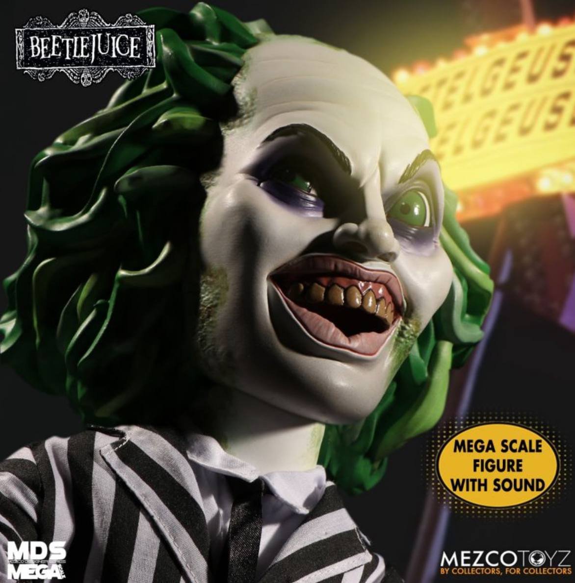 Mezco Designer Series Mega Scale Talking Beetlejuice Doll 2