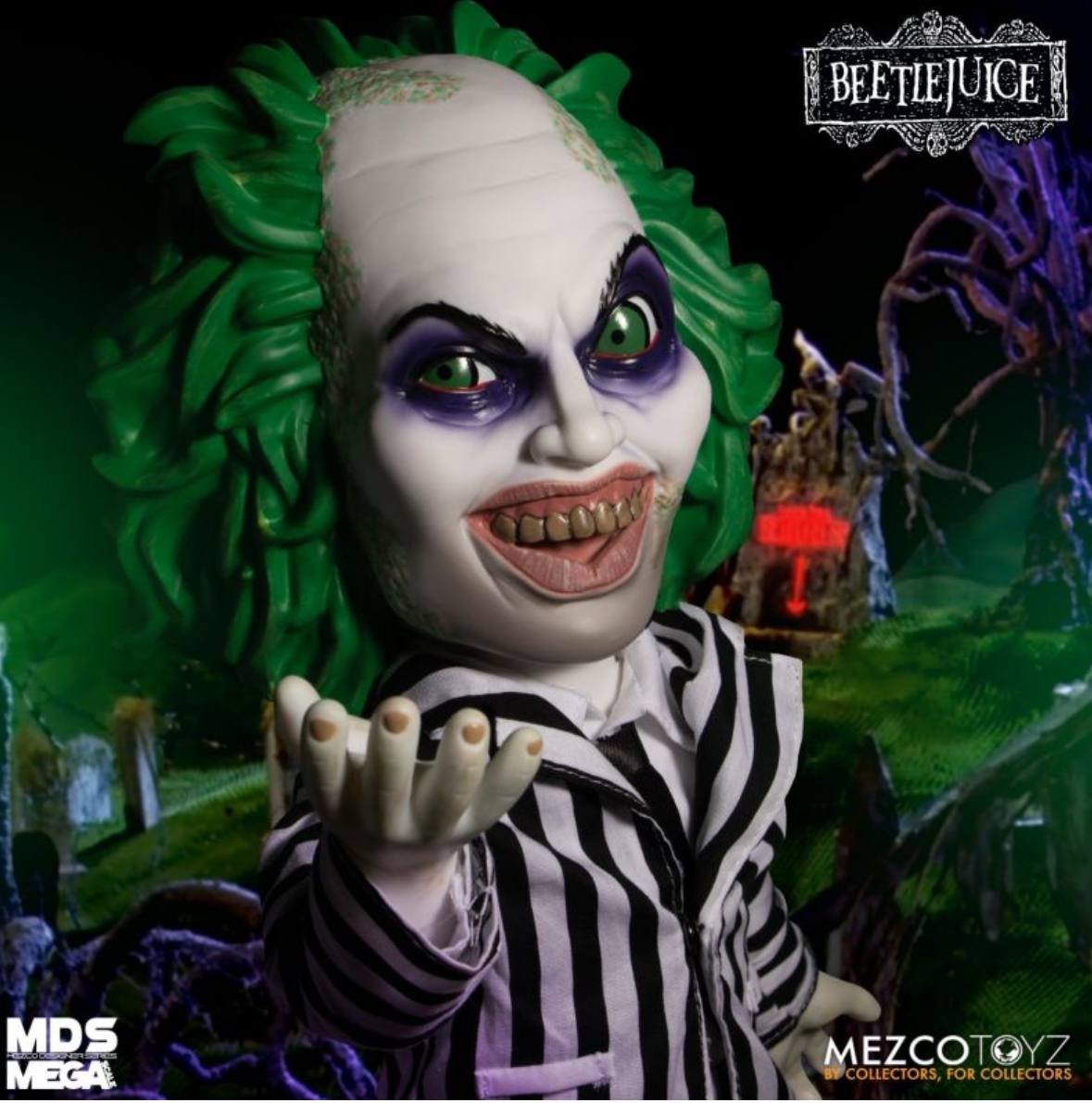Mezco Designer Series Mega Scale Talking Beetlejuice Doll 2